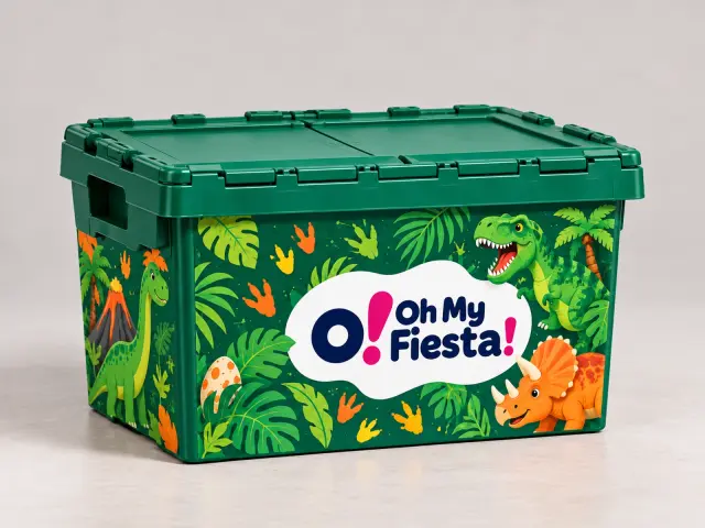 Caja Dinosaurios, imagen ilustrativa (caja cerrada)